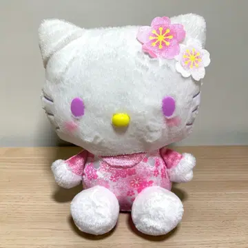 헬로키티 벚꽃 모티브 BIG 봉제 인형