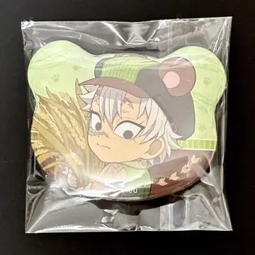 귀멸의 칼날 실한 가을 곰 캔뱃지 시나즈가와 사네미