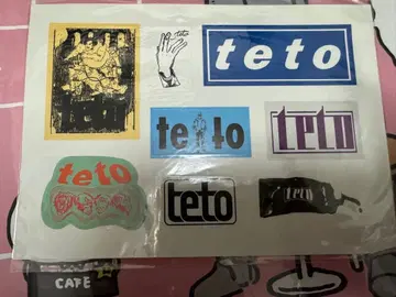 teto 로고 스티커 the dadadadys