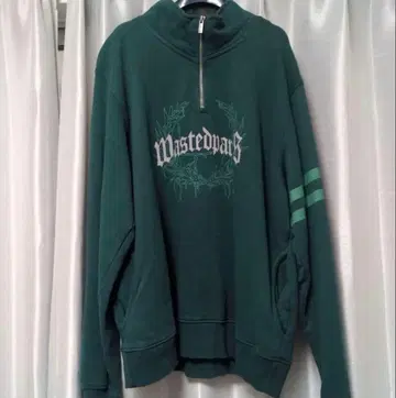 wastedparis 하프 집 스웨트 빅사이즈