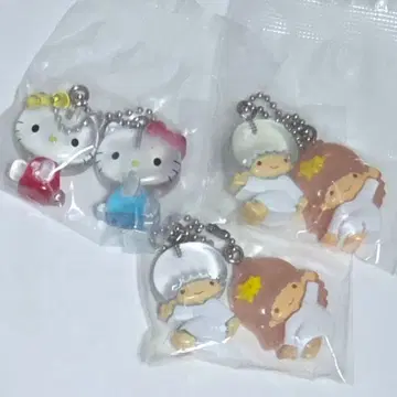 산리오 나카요시 드롭 참 키키라라 키티&미미