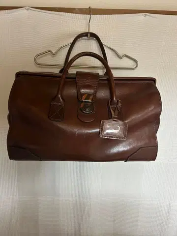 80s 90s 가죽 보스턴백 leather boston bag
