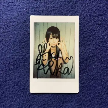 [새상품] 츠바키 리카 친필 사인 폴라로이드 2 2020년