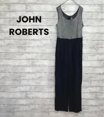 [ JOHN ROBERTS ] 올인원 점프수트 블랙 x 실버