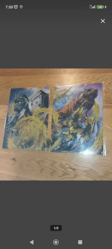 레어 미개봉 기동전사 건담 내러티브 고질라 별을 먹는 자 클리어 파일
