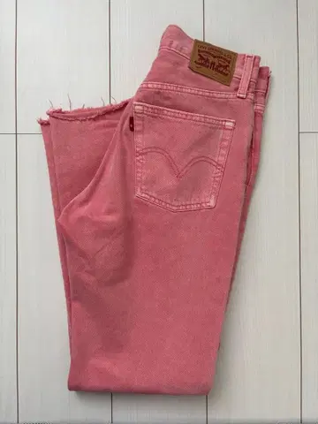 Levi's 501 핑크 데님