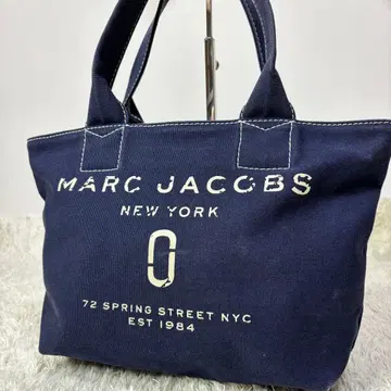 마크제이콥스 토트백 캔버스 로고 네이비