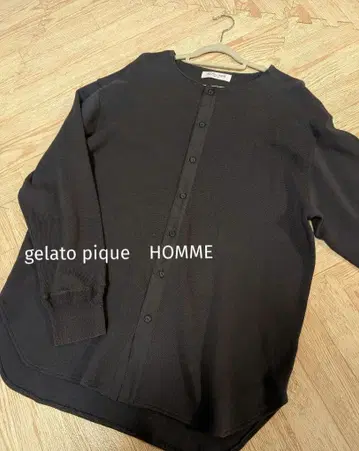 GELATO PIQUE HOMME 다크 그레이 가디건