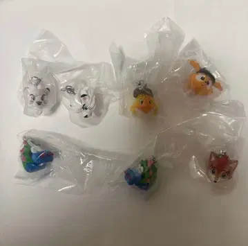 가챠가챠 프로야구 마스코트 메지루시 액세서리 7개 묶음 판매