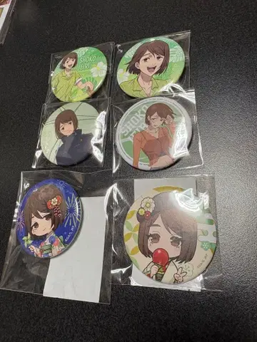 주술회전 캔뱃지 이에이리 세트