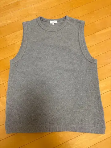 B:MING by BEAMS 연중무휴 빅 크루넥 베스트 Sz.XL 그레이