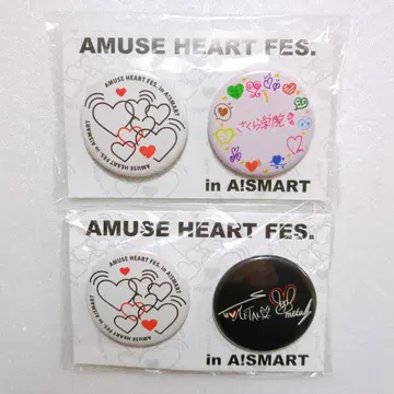 AMUSE HEART FES BABYMETAL 사쿠라 학원 캔뱃지