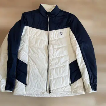 FJ 퀼팅 자켓 M 화이트/네이비