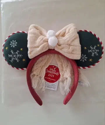 [ 새상품 ] 도쿄 디즈니랜드 크리스마스 미니 머리띠
