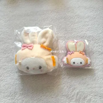 산리오 통통 귀 토끼 모임 코기뮨 키링 파우치 참