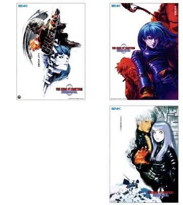 KOF2000 A2 클리어 포스터 (전 3종) 세트 SNK NEOGEO