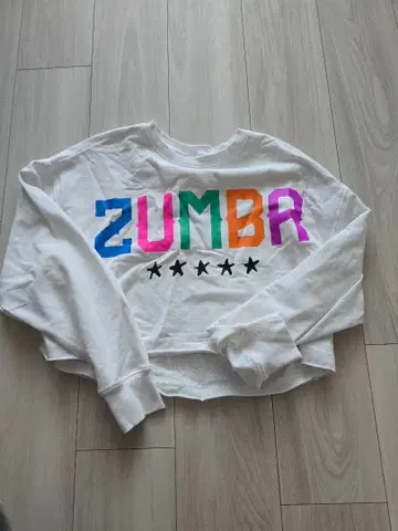 ZUMBA 컬러풀 로고 트레이닝복 XS
