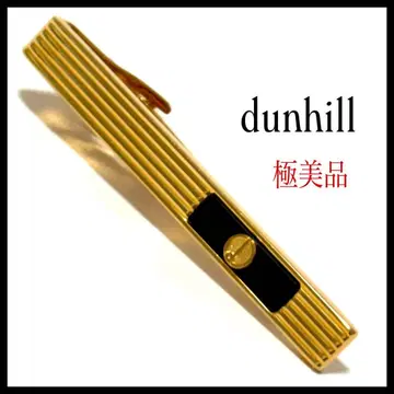 컨디션 최상 던힐 넥타이핀 타이핀 블랙 오닉스 d 로고