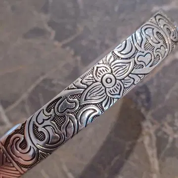 실버 925 각인 S925 뱅글 팔찌 남성용 여성용