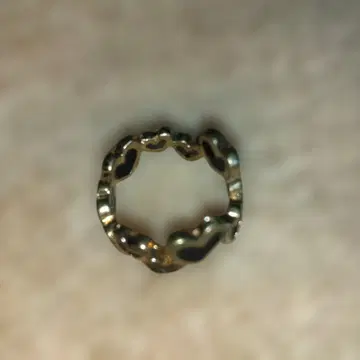 하트 모티브 골드링