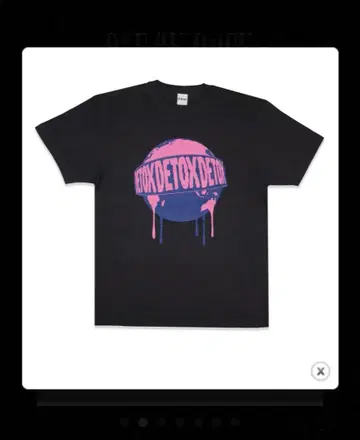 원오크 굿즈 티셔츠 라이브 detox M사이즈