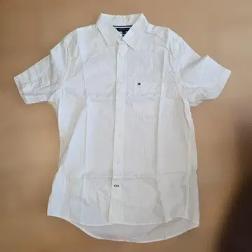 타미힐피거 셔츠 화이트 M 반팔