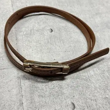 새상품 스퀘어 버클 벨트 가죽 감싸기 골드 버클 인조 가죽