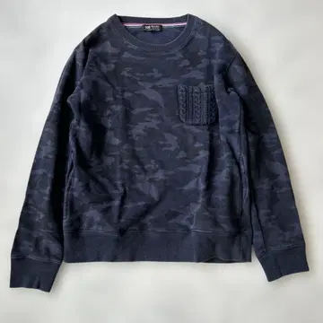 BEAMS HEART 카모플라주 맨투맨 카모플라쥬 트레이닝복 니트 포켓