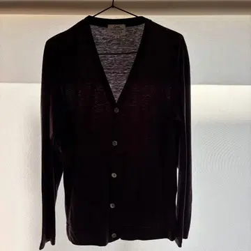 UNITED ARROWS 다크 퍼플 가디건 M