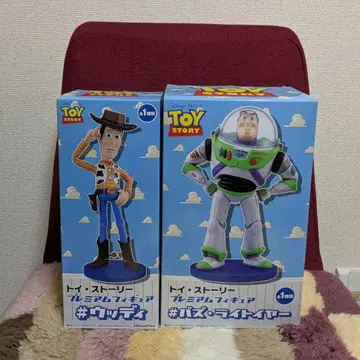 토이 스토리 프리미엄 피규어 우디 & 버즈 인형뽑기 경품 상자 없음