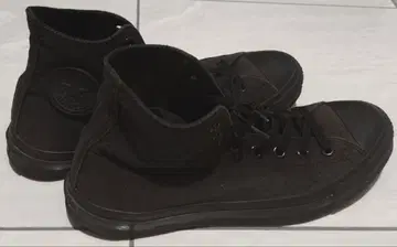 00s 컨버스 올스타 올블랙 하이컷 스니커즈 블랙