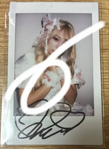 SWEETSTEADY 시오카와 리세 생탄 온특 사인 폴라로이드