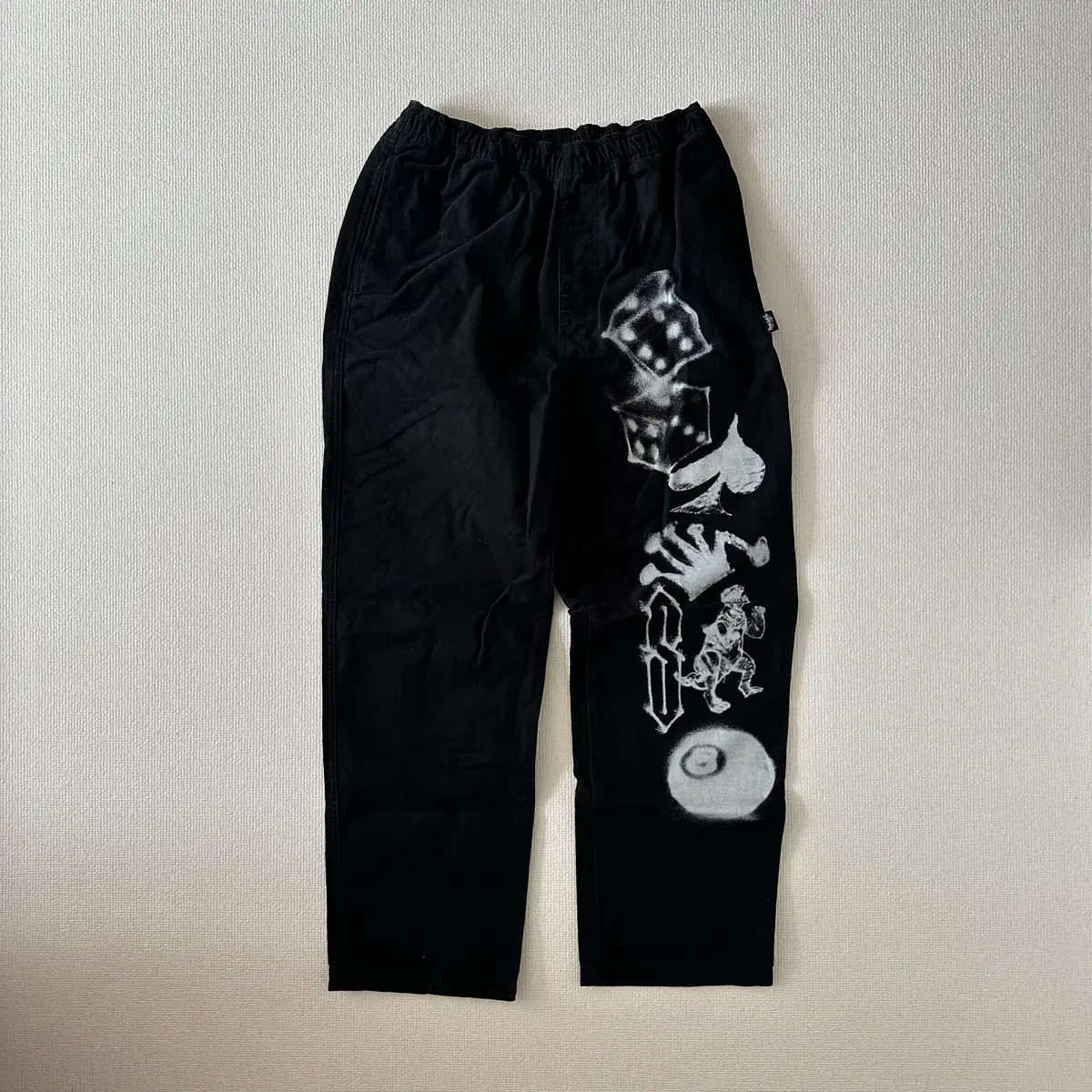 Stussy Beach Pants Stripe Stitch Black M #stussy on Bunjang Global 