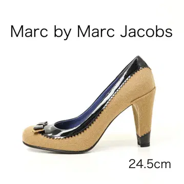 H6721-f2 마크제이콥스 울 x 패턴트 레더 펌프스