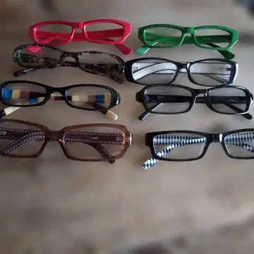 알뜰 렌즈 없음 프레임 패션 안경 8세트