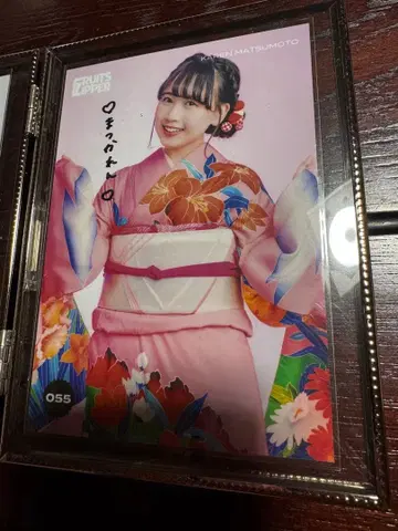 FRUITS ZIPPER 마츠모토 카렌 브로마이드 사인