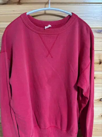 Cheswick 빨간색 크루넥 트레이닝복 L