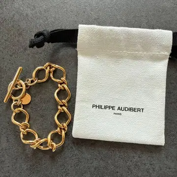 PHILIPPE AUDIBERT 골드 체인 팔찌