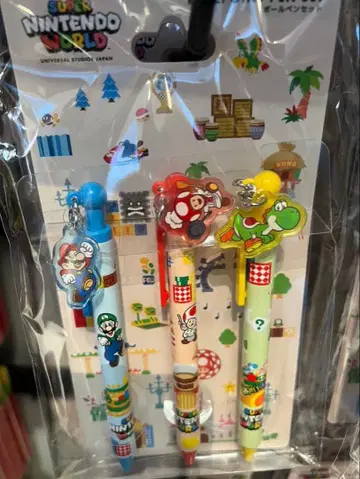 USJ 한정판 닌텐도 월드 볼펜 세트