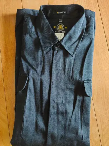 TORAICHI 블랙 롱 토비 셔츠 LL