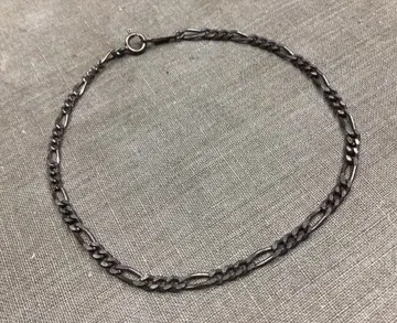 빈티지 SV925 실버 피가로 체인 팔찌