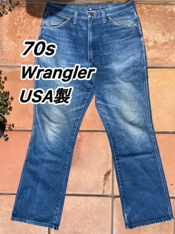 70s USA제 Wrangler 랭글러 부츠컷 데님 플레어