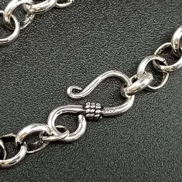 닻 체인 실버 925 빈티지 팔찌 심플