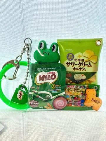 [레나드 x 그린] 간식 가챠 채움 파우치 타베코 동물 MILO