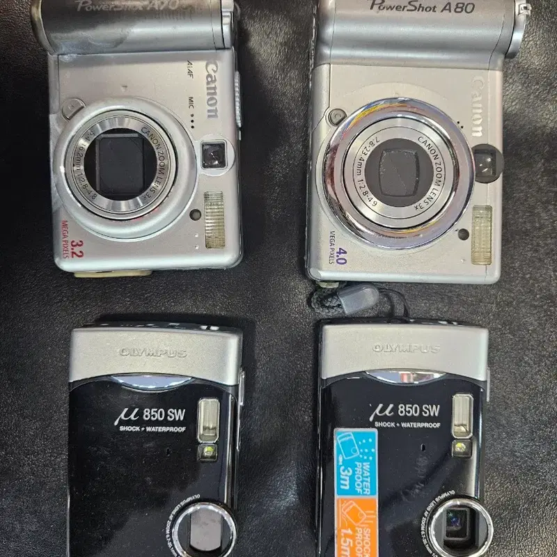 캐논 파워샷 A70 A80 올림푸스 850SW 카메라
