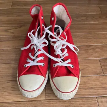 컨버스 레드 하이컷 스니커즈