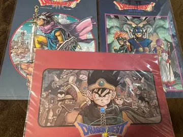 드래곤 퀘스트 복권 가게 아트 보드 3장