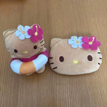 미사용 일광화상 키티 제일복권 스트랩 파우치 산리오