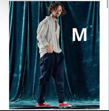 ANGENEHM Balloon silhouette 데님 팬츠 M 사이즈