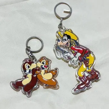 구피 칩과 테일 아크릴 키링 디즈니